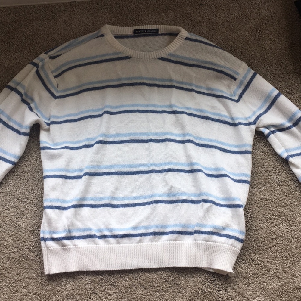 Striped brandy Melville sweater. Super cute.
